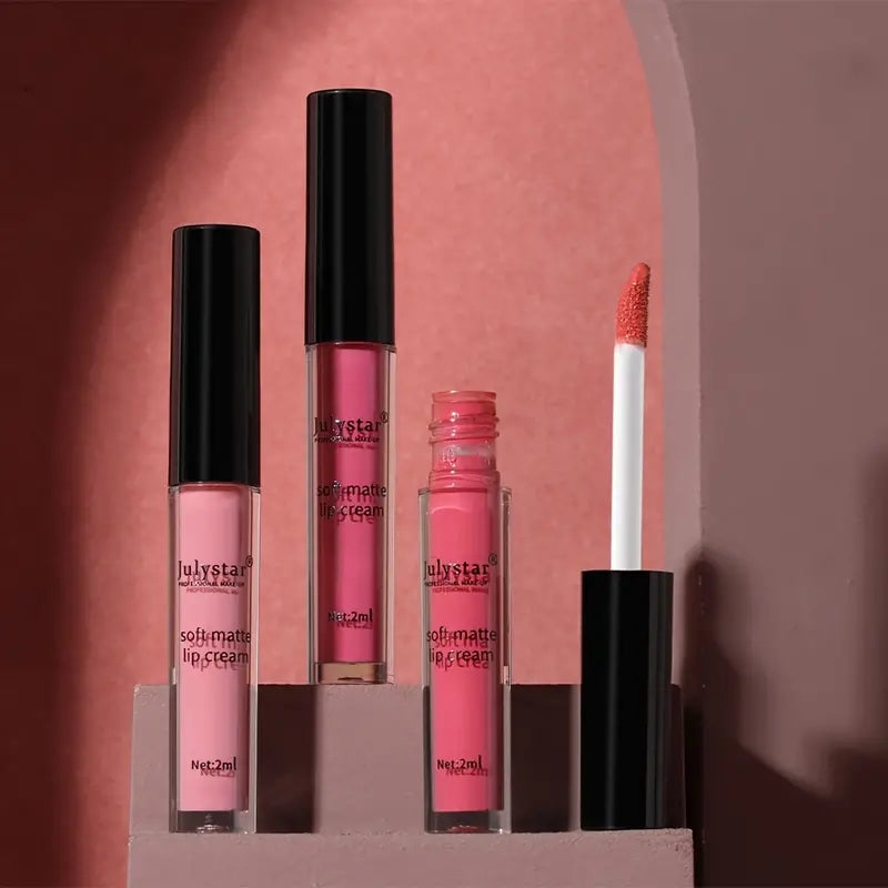 6 Colors Dual Wear Liquid Lipsticks for Lips & Cheeks