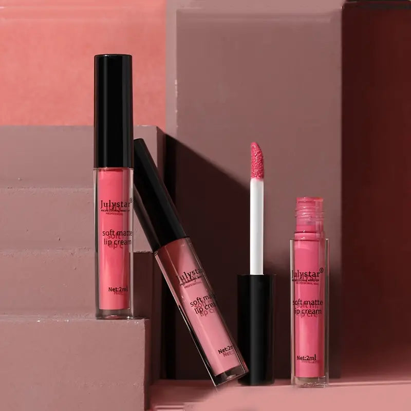 6 Colors Dual Wear Liquid Lipsticks for Lips & Cheeks