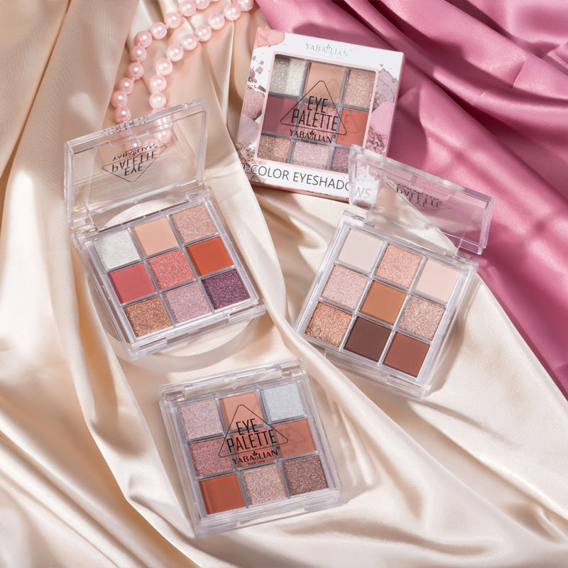 SP 9-Color Eyeshadow Palette - Matte and Shimmer Finish