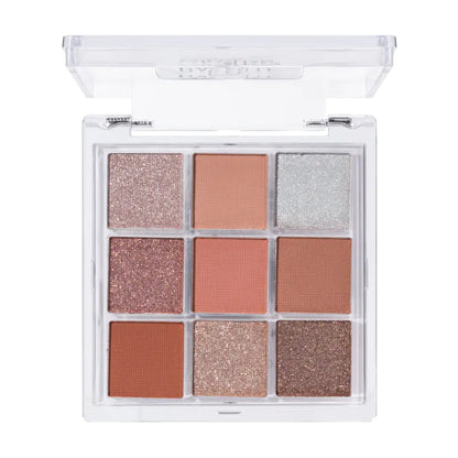 SP 9-Color Eyeshadow Palette - Matte and Shimmer Finish